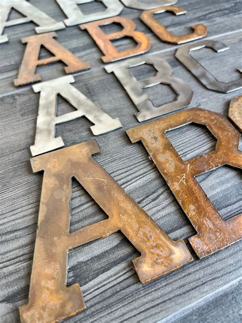 large sheet metal letters|3 4 inch metal letters.